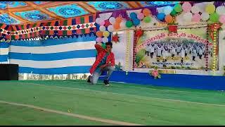 SELF TALENT DANCE BY SATHISH ON THE OCCASION OF FAREWELL PARTY ON STAGE SATHISH(SUNNY) JILLELLA