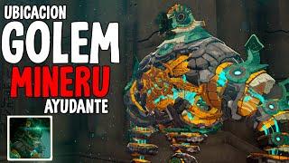 Donde y como conseguir el GOLEM ayudante MINERU en Zelda Tears of the Kingdom (Totk)