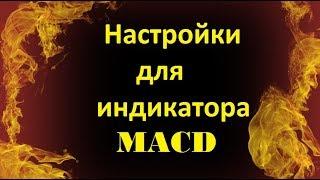 Как настроить индикатор MACD. Настройки МАКД для 5 минут (м5) - 1 час (h1) - h4 - m1