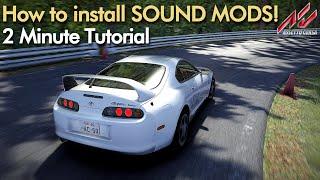 How to Install SOUND MODS | 2 Minute Installation Tutorial | Assetto Corsa Mod Guides & Tutorials