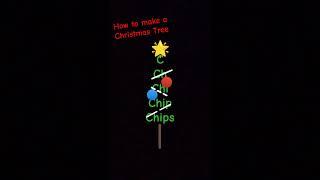 chips Christmas tree