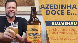 O contraste entre o azedo e o doce da fruta agrada nessa Catharina Sour BLUMENAU - Maracujá