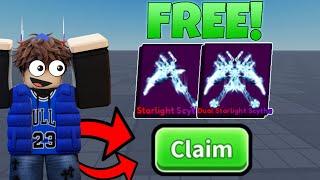 How To Get The STARLIGHT PACK For FREE In Blade Ball?!