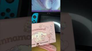De-casing my Cinnamoroll Nintendo switch #asmr behind the scenes #bts #sanrio #tiktok #short