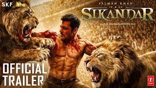 SIKANDAR | OFFICIAL TRAILER | Salman Khan|Rashmika M|Suniel Shetty|Prateik | A.R Murugadoss|Concept