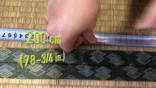 How To Simply and Correctly Measure a Shikibuton Using a String