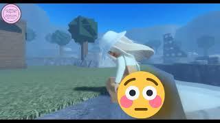 Girl Pooping and Farting at a Cliff 『Old Roblox Fart Animation』