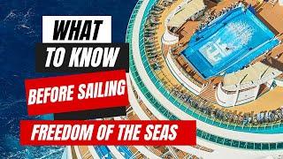 Things To Know Before Sailing on Freedom of the Seas | Royal Caribbean Cruise Tips