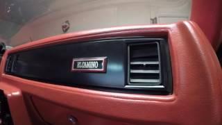 83 el Camino interior