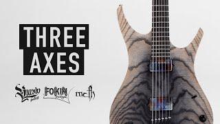 MCFH x Burvin Guitars - three axes (baritone guitar 777 mm scale length)