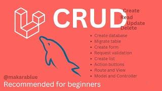 Laravel CRUD Tutorial for Beginners | Create, Read, Update, Delete