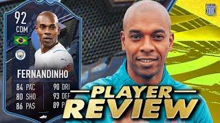 92 FUT CAPTAIN FERNANDINHO PLAYER REVIEW! SBC PLAYER FUT CAPTAINS FIFA 22 ULTIMATE TEAM