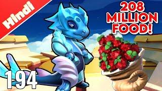 Koliada Level Up To 100+ Feeding 200 Million Food | Dragon Mania Legends #193 | Hindi