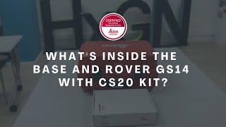  What's inside the Base & Rover GS14 with CS20 KIT?