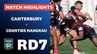 RD 7 HIGHLIGHTS: Canterbury v Counties Manukau (Bunnings NPC 2024)