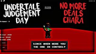 No More Deals Chara Event | Roblox Undertale Judgement Day