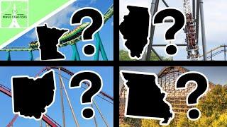 What's the BEST Roller Coaster In Each State? | The Midwest | Kings Coasters