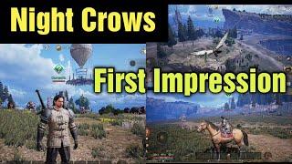 Night Crows Gameplay First Impression - Max Setting on Mobile - Best Looking MMORPG!?