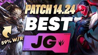 The BEST Junglers For All Ranks On Patch 14.24! WARWICK! | Season 14 Tier List League of Legends