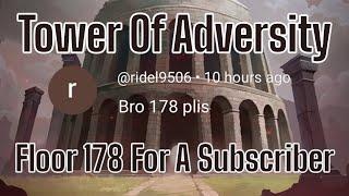 Tower Of Adversity Floors 178 (For A Subscriber) Black Clover M