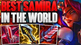 RANK 1 SAMIRA IN THE WORLD CARRIES HIS TEAM! | CHALLENGER SAMIRA ADC GAMEPLAY | Patch 14.21 S14