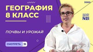 Почвы и урожай. Видеоурок 16. География 8 класс