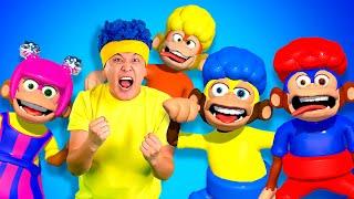 Annoying Monkeys! | D Billions Kids Songs