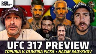 UFC 317 Topuria v. Oliveira Picks, Jon Jones RETIRES, Nazim Sadykhov and Ray Longo | Anik & Florian