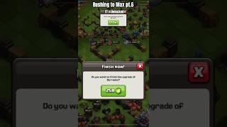 Clash of Clans Rushing To Max pt.6 #clashofclans #rusher #coc