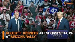 Robert F. Kennedy Jr endorses Trump at Arizona rally | DD India