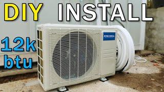 Mr Cool DIY 4th Gen 12000btu Mini Split Full Install