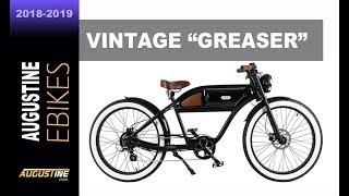 The VERY COOL Café style  "Greaser" Vintage E bike