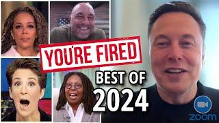 Elon Musk BEST of 2024 FIRES The View, CNN, MSNBC and MORE!! | DUB