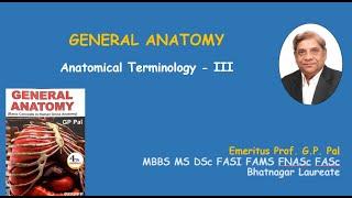 6. Anatomical Terminology III (General Anatomy)