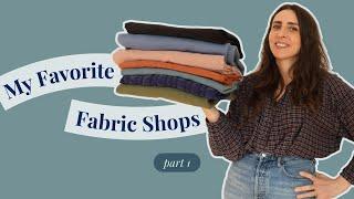 Where to Shop Online for Fabric (part 1)