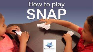 How to Play SNAP with Words || Kids Learning to Read || Sense Education