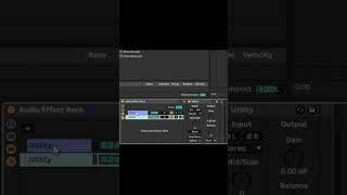 Ableton - mid/side "Utility"  audio effect  #abletontips #ableton