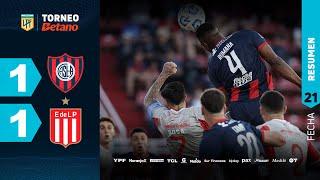 SAN LORENZO 1 - 1 ESTUDIANTES I Resumen del partido | #TorneoBetano 2024