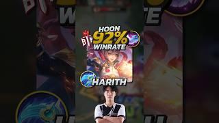 BTK Hoon 92% Winrate Harith S35 Build! Mobile Legends #mobilelegends #mlbb #gaming