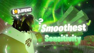 THE SMOOTHEST SENSITIVITY IN ROBLOX THATS GIVES PERFECT AIM⭐