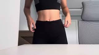 ASMR leggings scratching FABRIC sounds