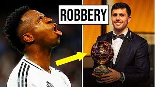 ROBBERY?! Rodri WINS Ballon d'Or 2024! VINICIUS JR LOST!