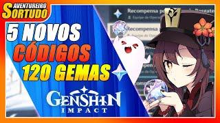 NOVOS CÓDIGOS DE GEMAS - DEZEMBRO 2024 | GENSHIN IMPACT 5.2