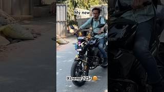 My new bike Xtreme 125R #xtreme125r  #viral #shortsviral #motovlog