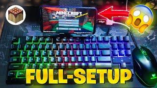 My Mini Dream Setup is Complete | Play Minecraft Pojav with Keyboard and mouse |#minecraft