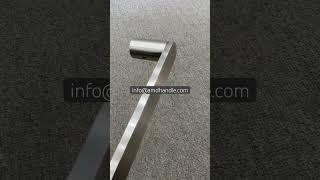 Stainless Steel Solid Bar Pull Handle    #custommade #shorts #pullhandle #glassdoorhandle