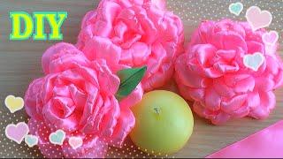 ЦВЕТЫ ИЗ АТЛАСНОЙ ЛЕНТЫ/DIY Easy Make Magic Flower,Tutorial/FLOWERS OF SATIN RIBBON