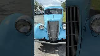 1935 Ford Sedan street rod 350 Mustang 2  #hotrod #classiccars #ford #sedan #1935 #classic #v8engine
