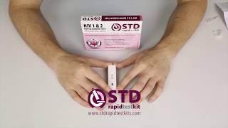 How to use HIV rapid test kit / STDrapidtestkits.com