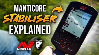 Minelab Manticore Stabiliser Feature Explained - Avoid Falsing On Iron